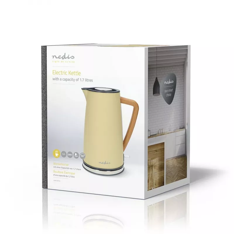 Waterkoker Nedis KAWK510EYW 1,7 L geel