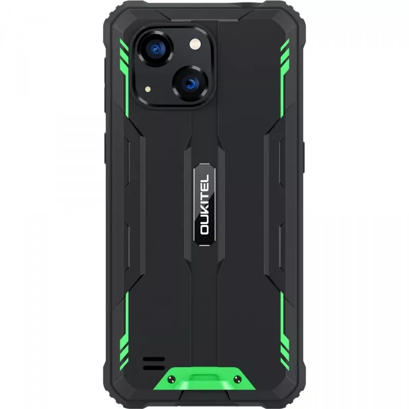 Oukitel G2 4G smartphone, 6 inch, 4/64 GB, 6300 mAh, IP69K, Dual SIM, Android 14, groen (zonder oplader)