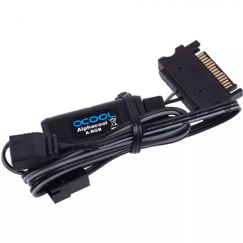 Alphacool Aurora Eiscontrol Adresseerbare RGB-controller, zwart