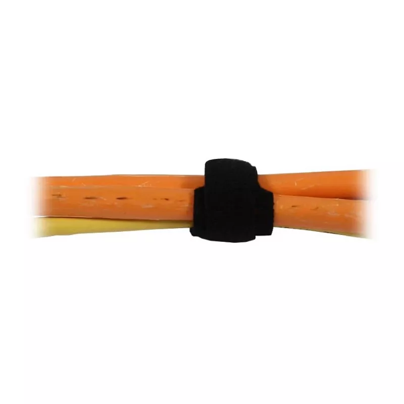 Synergy 21 S215682 - klittenbandkabelbinder - nylon - polypropyleen (PP) - zwart - 15 cm - 20 mm - 1 mm
