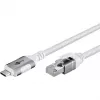 Goobay 74177 - Netwerkadapter kabel USB 3.1 Type-C Gigabit Ethernet 3 m - Netwerkkaart - 1.000 Mbps (74177)