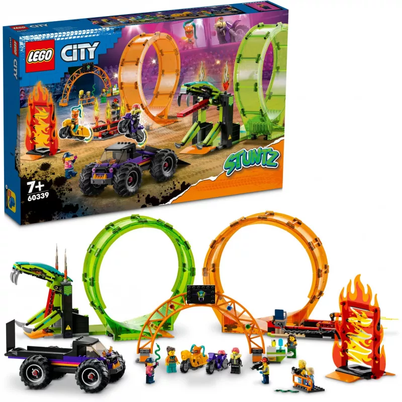 LEGO City 60339 LEGO® CITY Stuntshow-dubbele looping (60339)
