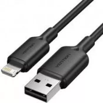 Lightning-kabel Vention LAMBH, 2 m, USB-A naar Lightning, zwart