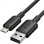 Lightning-kabel Vention LAMBH, 2 m, USB-A naar Lightning, zwart