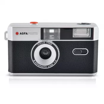 AgfaPhoto 603000 filmcamera compactcamera 35 mm zwart – zilver (603000)