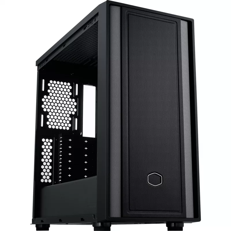 Cooler Master MasterBox 600 Lite pc-behuizing, MIDI-tower, E-ATX, gehard glas - zwart