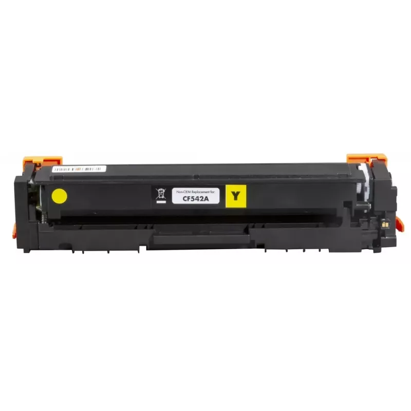Static Control 002-01-SF542A compatibele tonercartridge, geel, 1300 pagina's, alternatief voor HP 203A CF542A / Canon 054