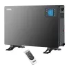 Elektrische convector-heteluchtkachel NOVEEN CH7100 — 2000 W, 3 vermogensstanden, LCD, timer, afstandsbediening, zwart