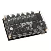 Ventilator- en ARGB-controller Lamptron LAMP-RF625B, zwart – draadloze bediening voor PC-ventilatoren en RGB-LED's