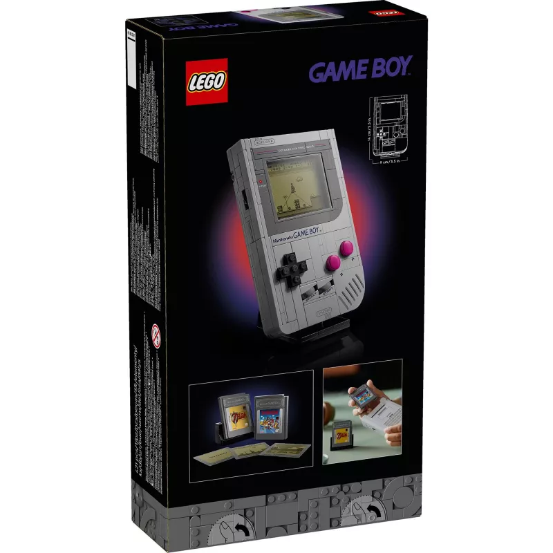 LEGO retro-design bouwset Game Boy 72046 – gedetailleerde modelreplica, displaystandaard