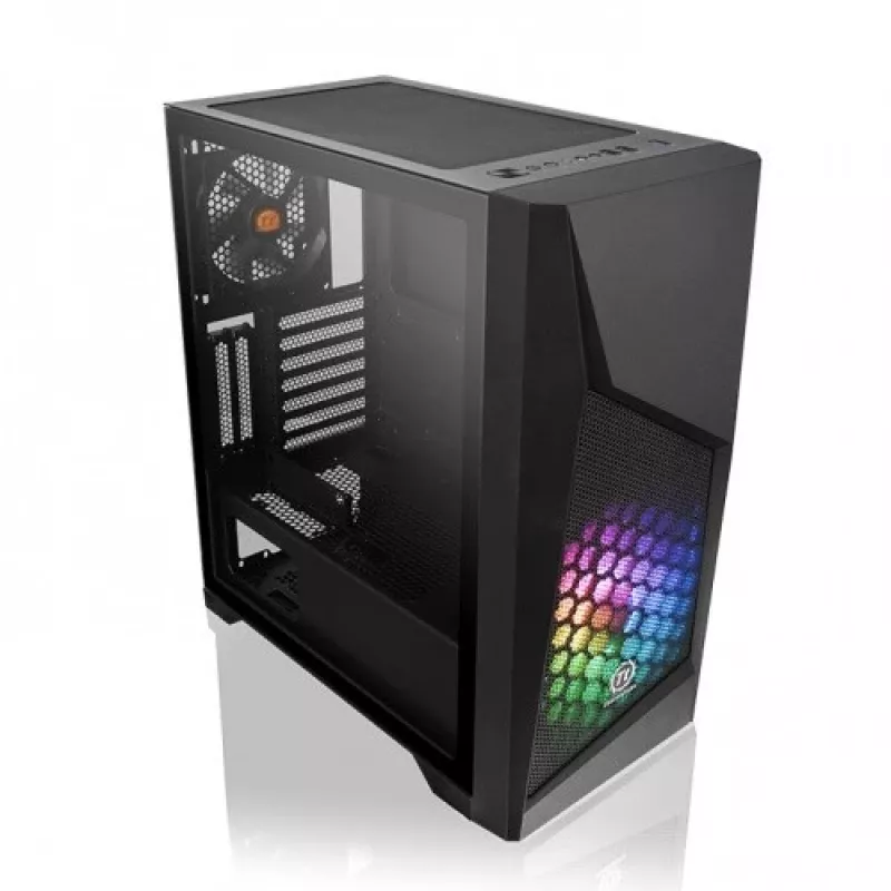 PC-behuizing Thermaltake Commander G32 TG ARGB Midi Tower zwart