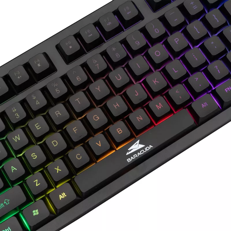 Bedraad Baracuda Krill zwart toetsenbord KRILL-B — compacte layout, US-layout