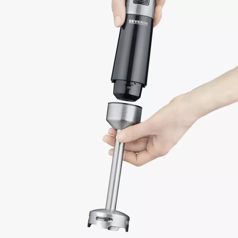 Staafmixer Severin SM 3772 zwart roestvrij staal