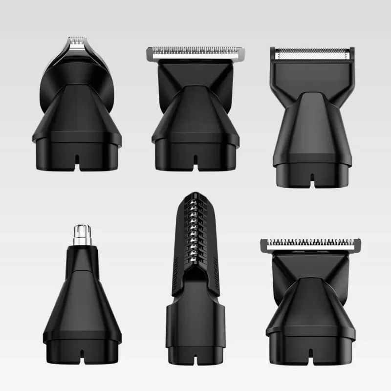 Haarclipsets Maestro MR-661 6-in-1 – zwart, multifunctionele verzorgingsset