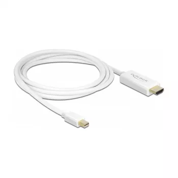 Videokabel-adapter DeLOCK 83707 Mini DisplayPort naar HDMI 2m wit