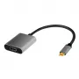 LogiLink CUA0103 USB 3.2 Gen1 Type-C naar HDMI-A kabel 0,15 m zwart grijs