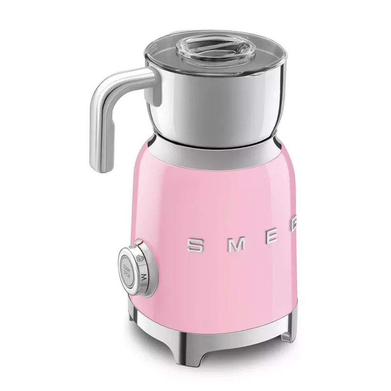 Automatische melkopschuimer Smeg MFF11PKEU rose roestvrij staal 500W