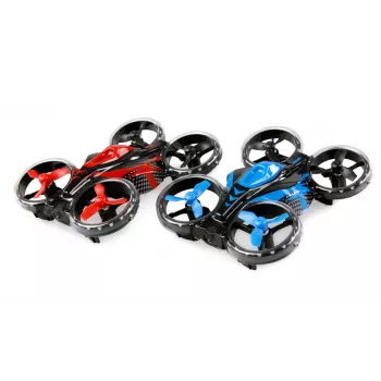 Amewi FightStar Battle bundel drone rood & blauw — model 25344, voor binnen-/buitengebruik, geschikt voor kinderen vanaf 8 jaar