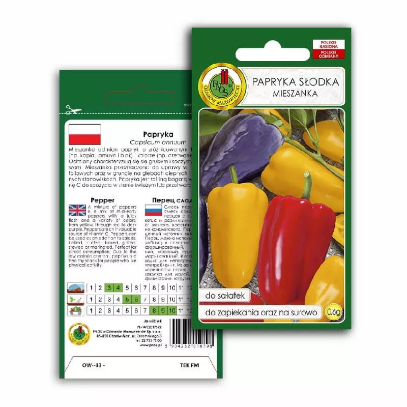 PNOS zaadmengsel zoete paprika, 0,6 g