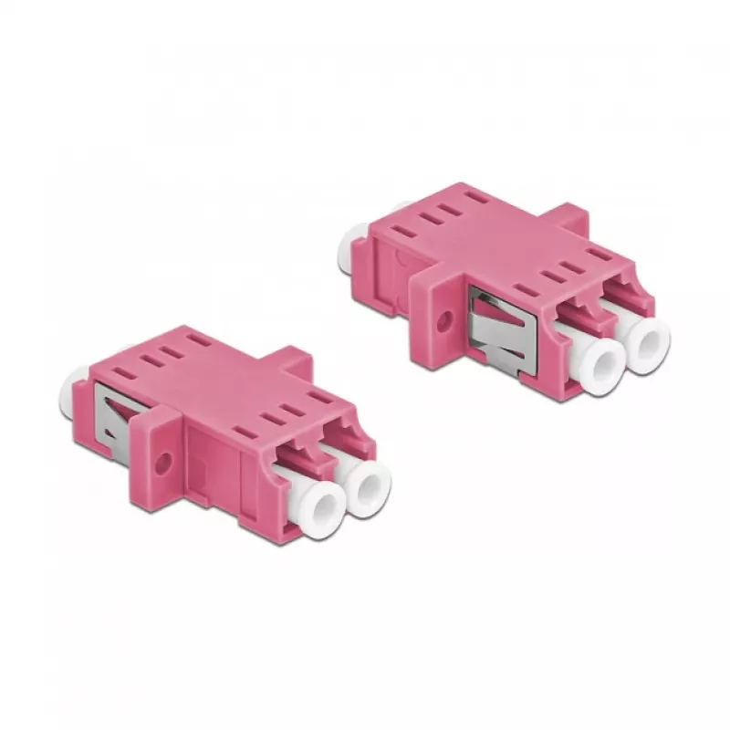 Glasvezel-stekkerconnector LC bus–bus DELOCK 86537 OM4, 2-pack