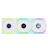 Ventilator Lian Li UNI FAN SL Wireless LCD 120 12 cm wit 3 stuks