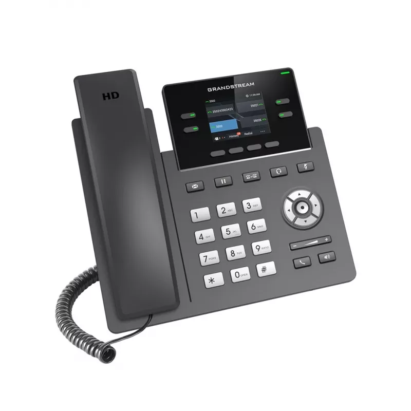 Grandstream Networks GRP2612 IP-telefoon zwart 2 lijnen