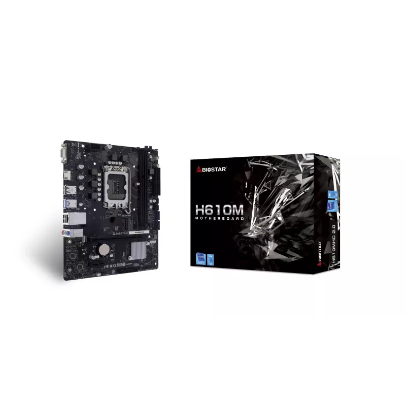 Moederbord Biostar H610MHC 2.0 Intel H610 LGA 1700 micro ATX
