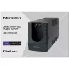 Qoltec 53774 UPS (noodstroomvoorziening) Line-Interactive 1 kVA 600 W 1 AC-uitgang