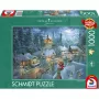 Puzzel Schmidt Spiele Thomas Kinkade Studios 'Santa's Silent Night' 1000 stukjes
