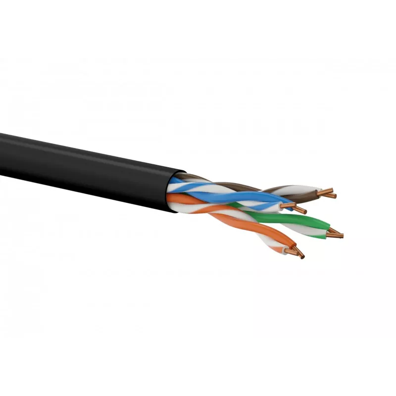 Netwerkkabel A-LAN KIU5OUTZ305 U/UTP Cat5e 305 m grijs