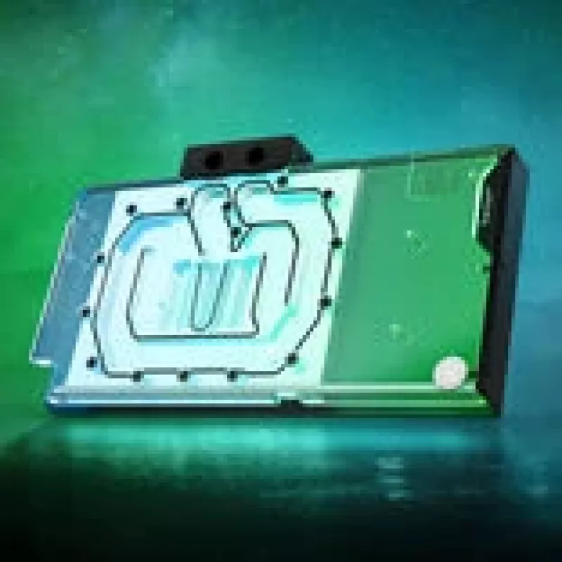 GPU-waterkoeler ek water blocks EK-Quantum Vector3 TUF RTX 5090 RGB — grafische kaart koeling, full-cover compatibel
