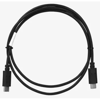 USB 2.0 USB-C-naar-USB-C-kabel LANBERG CA-CMCM-10CU-0010-BK 1 m, zwart, 480 Mbit/s, vergulde contacten