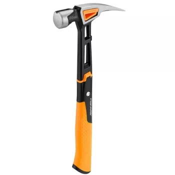 Fiskars 1020214 hamer klauwhamer zwart, metallic, oranje