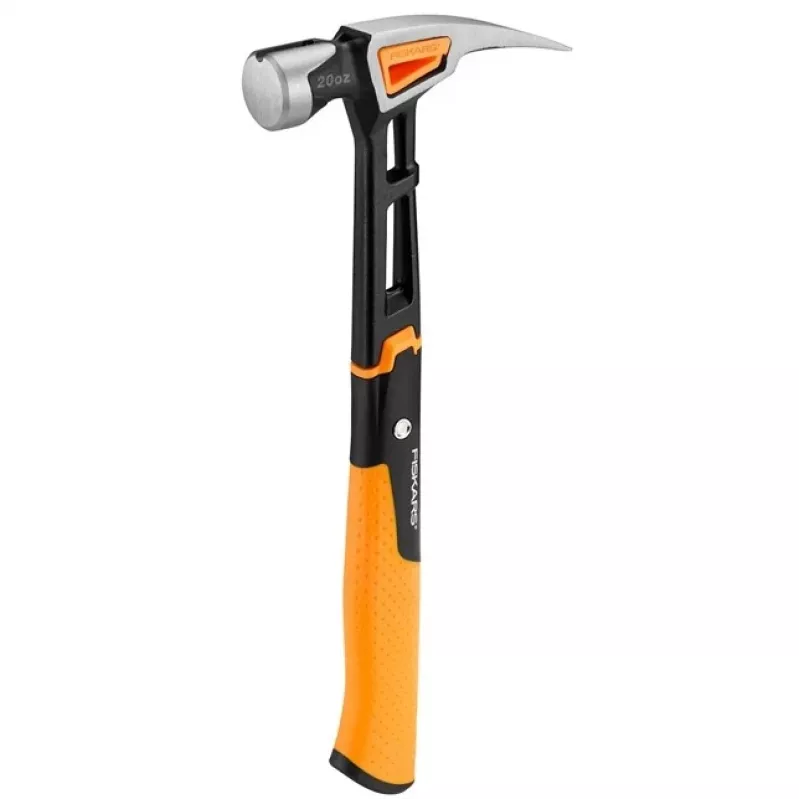 Fiskars 1020214 hamer klauwhamer zwart, metallic, oranje