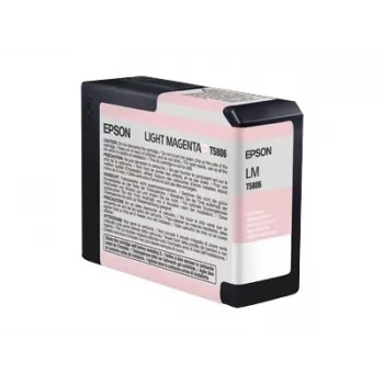 Epson singlepack lichtmagenta T580600, lichtmagenta, pigmentinkt, 80 ml, 1 stuk