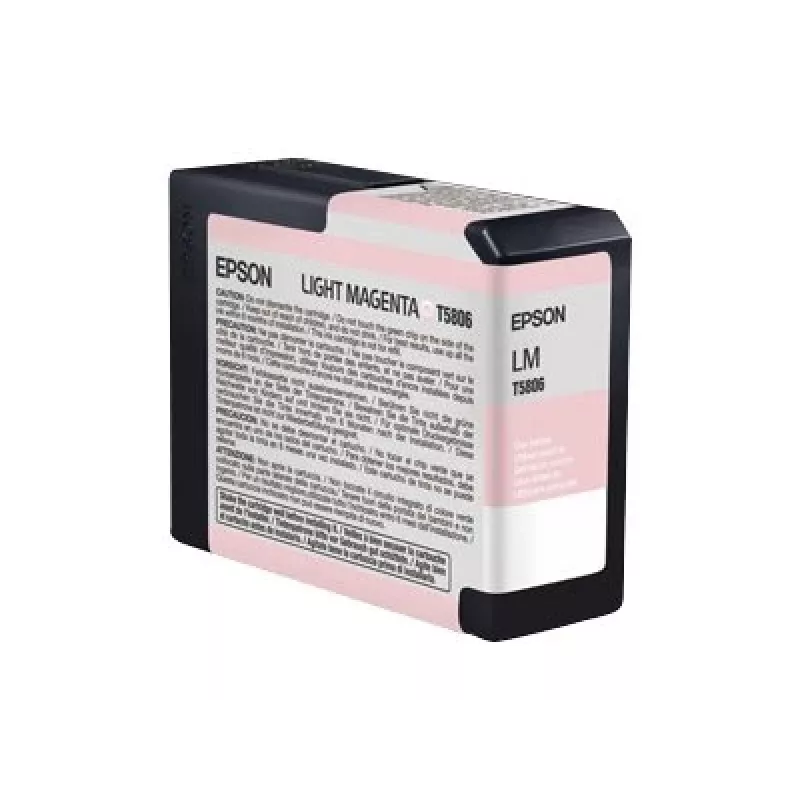Epson singlepack lichtmagenta T580600, lichtmagenta, pigmentinkt, 80 ml, 1 stuk