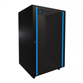 Vrijstaande rack Extralink rackmount-kast 27U 800x800 zwart 600 kg draagvermogen