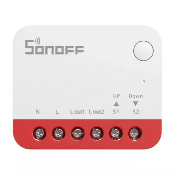 Smart-schakelaar Sonoff MINI-ZBRBS ZigBee-compatibel mini-formaat voor inbouwinstallatie, plat relais