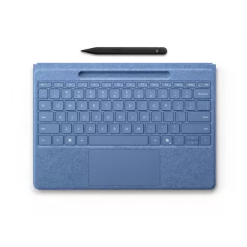 Toetsenbord voor Microsoft Surface 8YU-00027 — QWERTZ Duits toetsenbordindeling, Bluetooth, touchpad, blauw