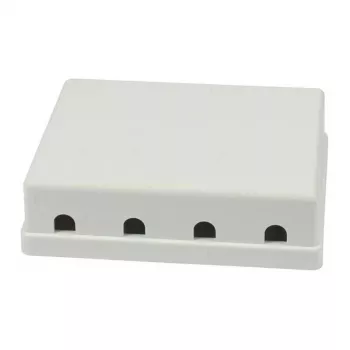 Synergy21 Keystone, moduledrager, patchpaneel voor 4x TP-modules, opbouwmontage, wit (ABS)