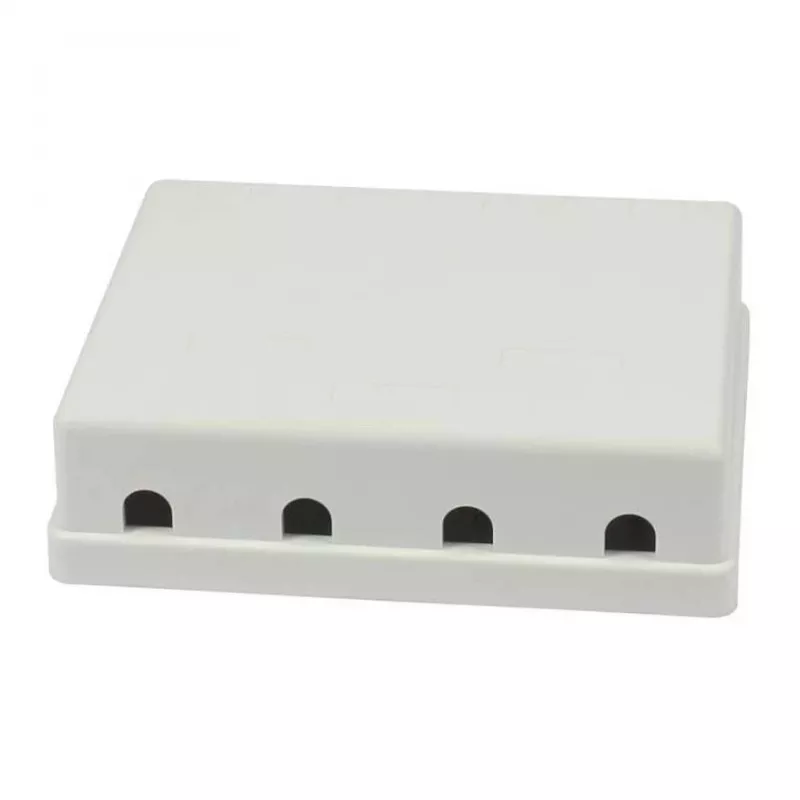 Synergy21 Keystone, moduledrager, patchpaneel voor 4x TP-modules, opbouwmontage, wit (ABS)