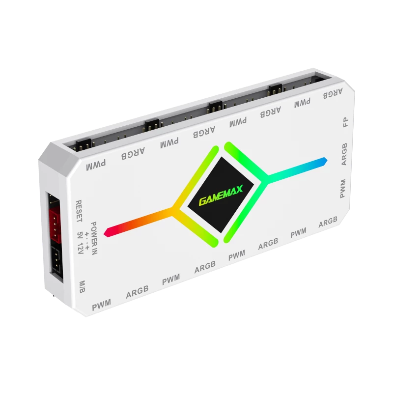Gamemax | afstandsbediening | V4.0 ARGB PWM HUB BK | wit | Gamemax