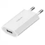USB-A-stopcontactadapter, 5W, 5V/1A, 1xUSB-A wit