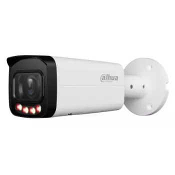 IP-beveiligingscamera DAHUA IPC-HFW2449T-ZAS-IL — 4 MP, 2,7–13,5 mm gemotoriseerde zoom, IP67/IK10, PoE, IR/witte leds