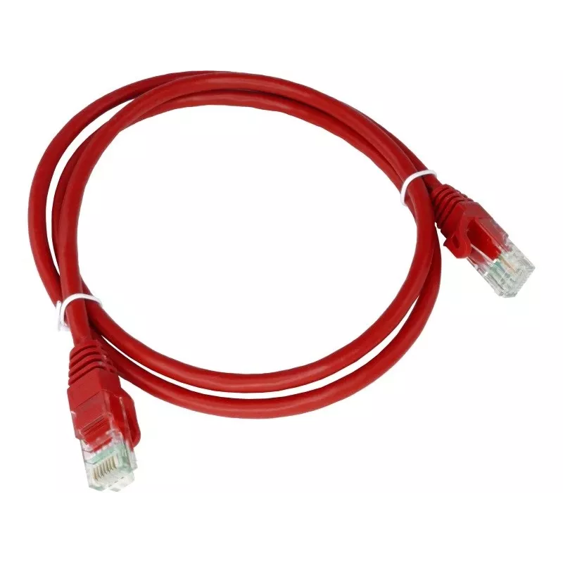 Alantec KKU5CZA1 netwerkkabel rood 0,25 m Cat5e U/UTP (UTP)