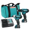 Makita CLX224X elektrisch gereedschap combiset accu