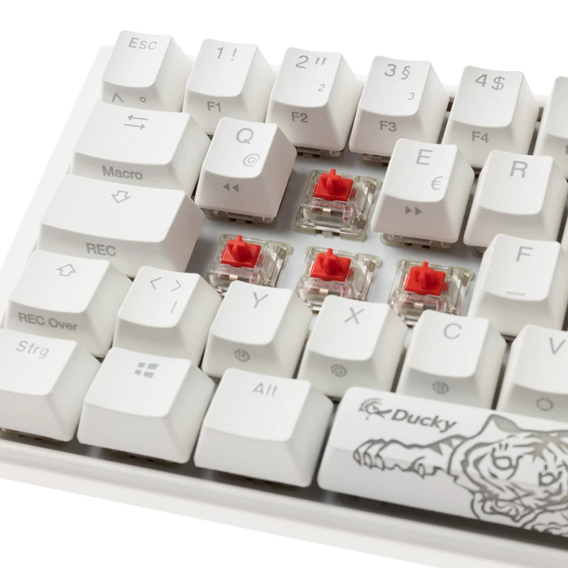 Ducky One 3 Classic Pure White SF toetsenbord USB Duits wit (DKON2167ST-RDEPDPWWWSC1)
