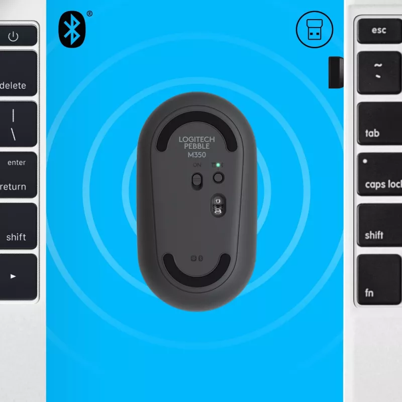 Muis USB optisch draadloos M350/GRAPHITE 910-005718 Logitech