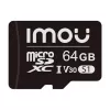 MicroSD-geheugenkaart IMOU ST2-64-S1 64 GB, Class 10, lezen 95 MB/s, schrijven 35 MB/s, U3 V30