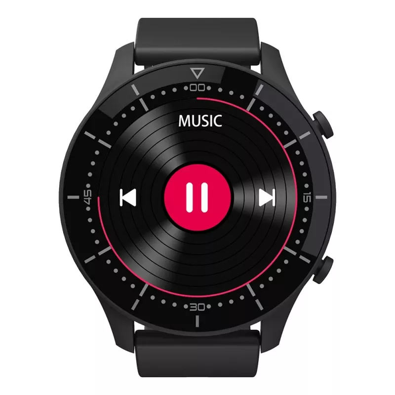 Smartwatch MEDIA-TECH MT870 — 1,3 inch (3,3 cm) IPS-touchscreen, 51 mm behuizing, Bluetooth, zwart